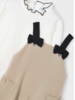Mayoral  Bow Pinafore Jumper {Khaki/Black}