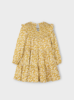 Mayoral Smocked Ruffle Dress {Mustard}