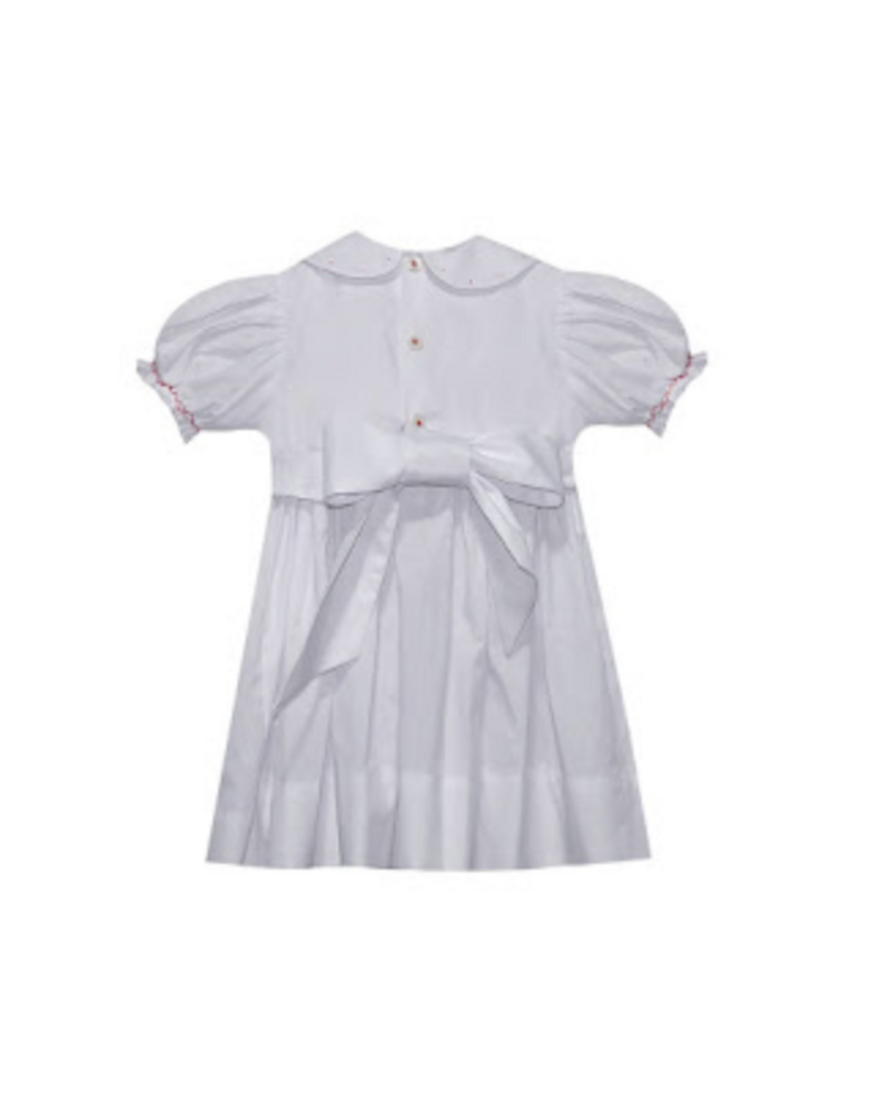 Remember Nguyen Christmas Ribbons Cate Dress {White} F25