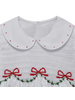 Remember Nguyen Christmas Ribbons Cate Dress {White} F25