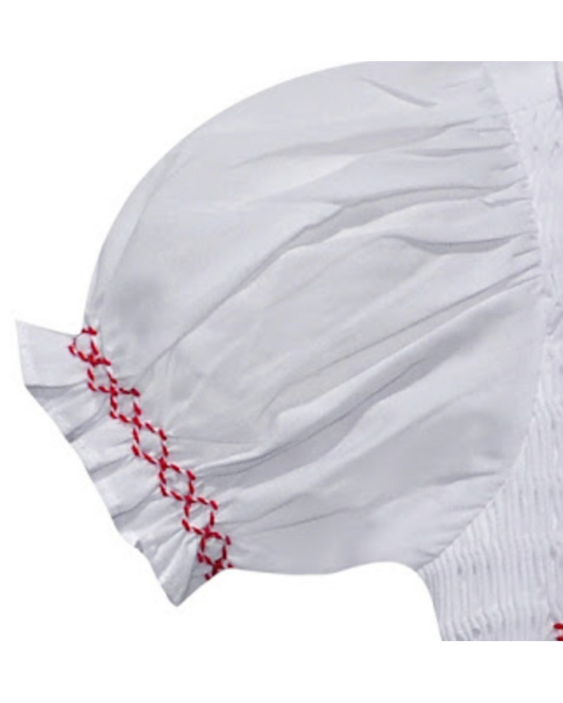 Remember Nguyen Christmas Ribbons Cate Dress {White} F25