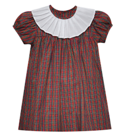 Remember Nguyen Plaid Presley Dress {Red}