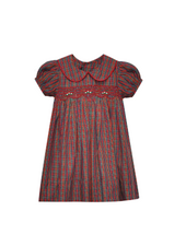 Remember Nguyen Plaid Juliette Dress {Red} F25