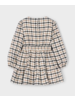 Mayoral Plaid Dress {Tan/Blk} F25