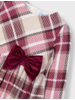 Mayoral Plaid Dress {Tan/Cherry}