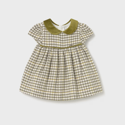 Mayoral Plaid Dress {Olive}