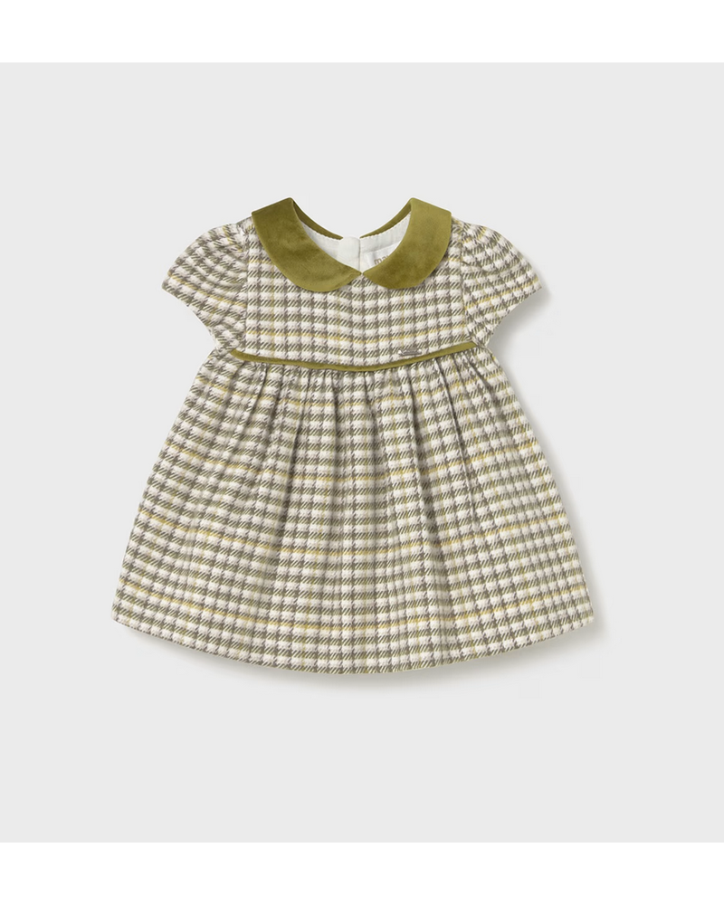 Mayoral Plaid Dress {Olive}