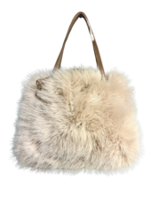 M.L. Kids Fuzzy Purse {Beige}
