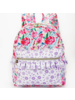 Sassy Kids Palace Floral Ruffle Backpack {Hot Pink/Purple}