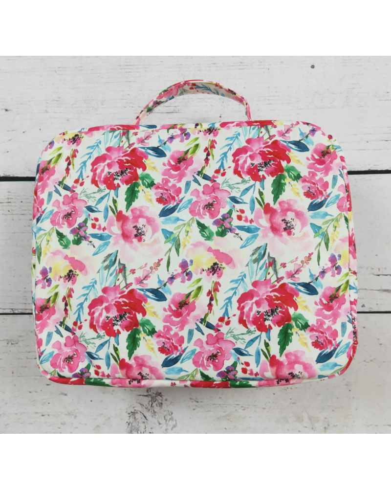 Sassy Kids Palace Floral Bow Lunchbox {Hot Pink/Purple}