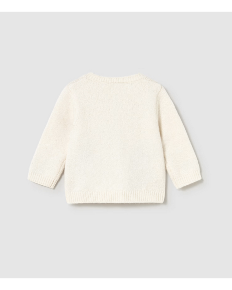 Mayoral Apple Knit Cardigan {Ivory} F25