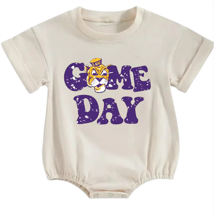 Ntrl CO. Game Day Graphic Bubble {Crm/Purple}