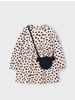 Mayoral Leopard Dress w/ Purse {Ivory}