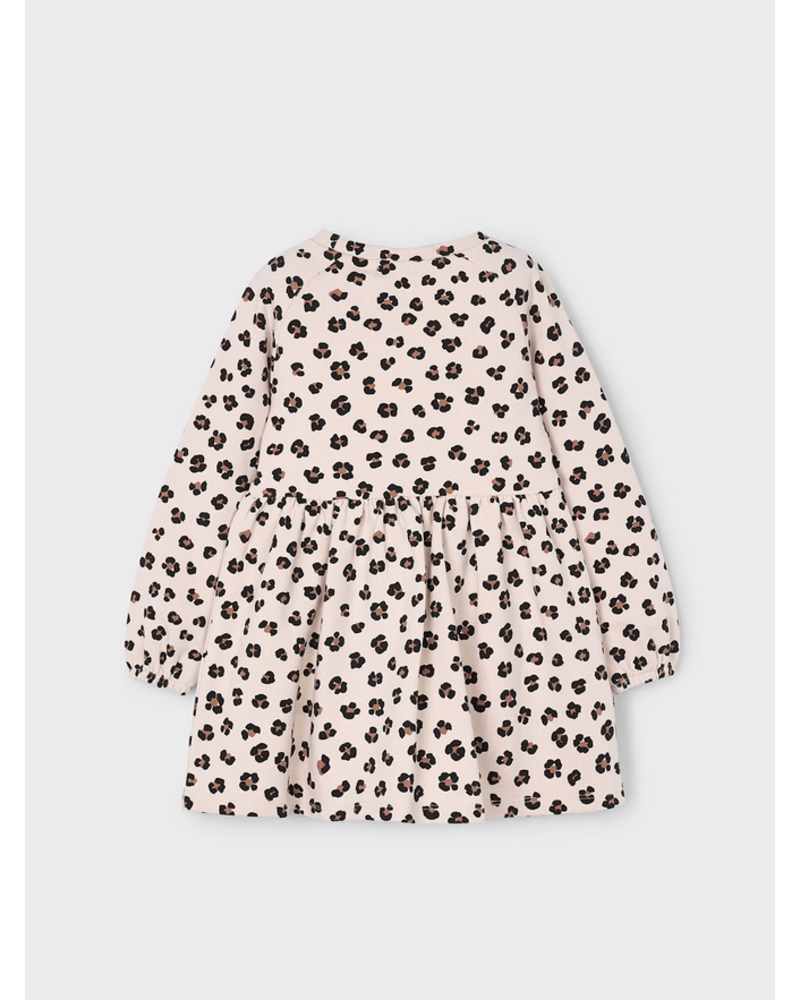 Mayoral Leopard Dress w/ Purse {Ivory}