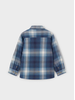 Mayoral Plaid Shirt/Jean Set {Steel/Navy}