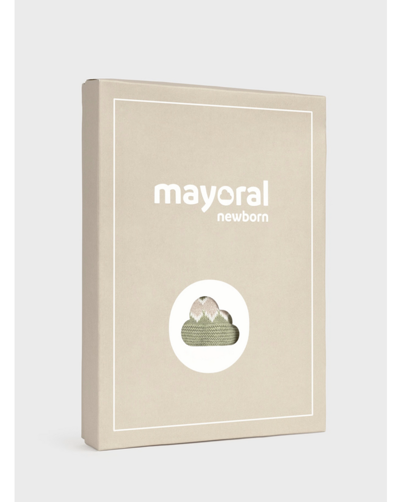 Mayoral Lion & Bear Sweater Romper {Ivory/Olive}