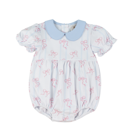 Cypress Row Bowtiful Collins Classic Bubble {White/Pink/Lt. Blue} F25