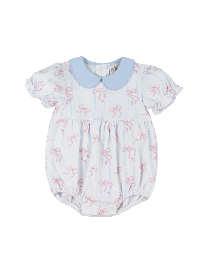 Cypress Row Bowtiful Collins Classic Bubble {White/Pink/Lt. Blue} F25