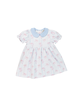 Cypress Row Bowtiful Collins Classic Dress {White/Pink/Lt. Blue}