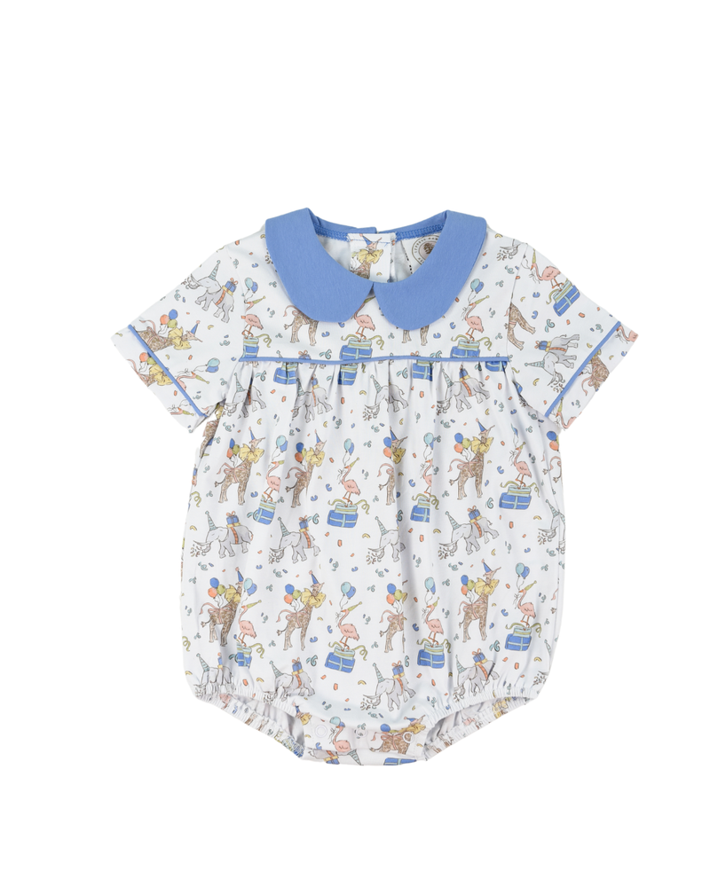 Cypress Row Party Animals Channing Bubble {White/Sky/Multi} 25
