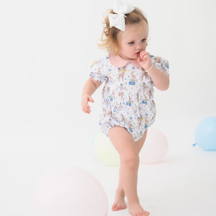 Cypress Row Party Animals Collins Bubble {White/Pink/Multi}