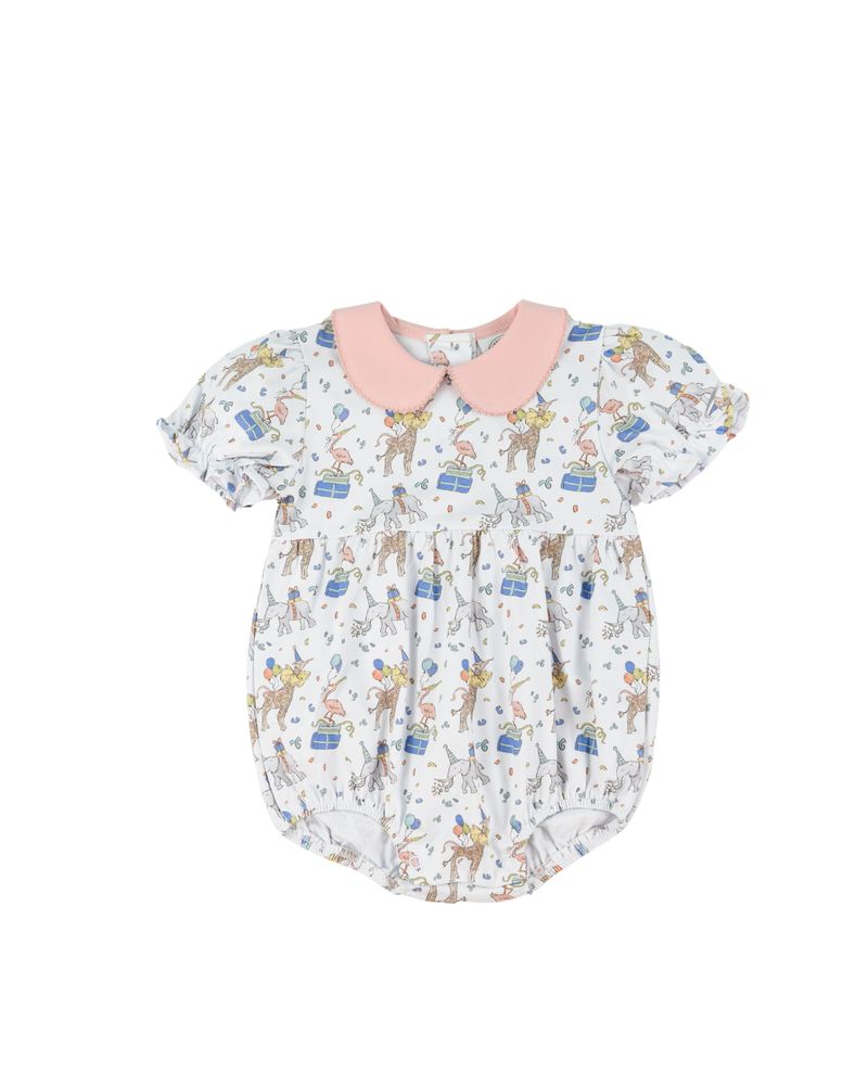 Cypress Row Party Animals Collins Bubble {White/Pink/Multi}