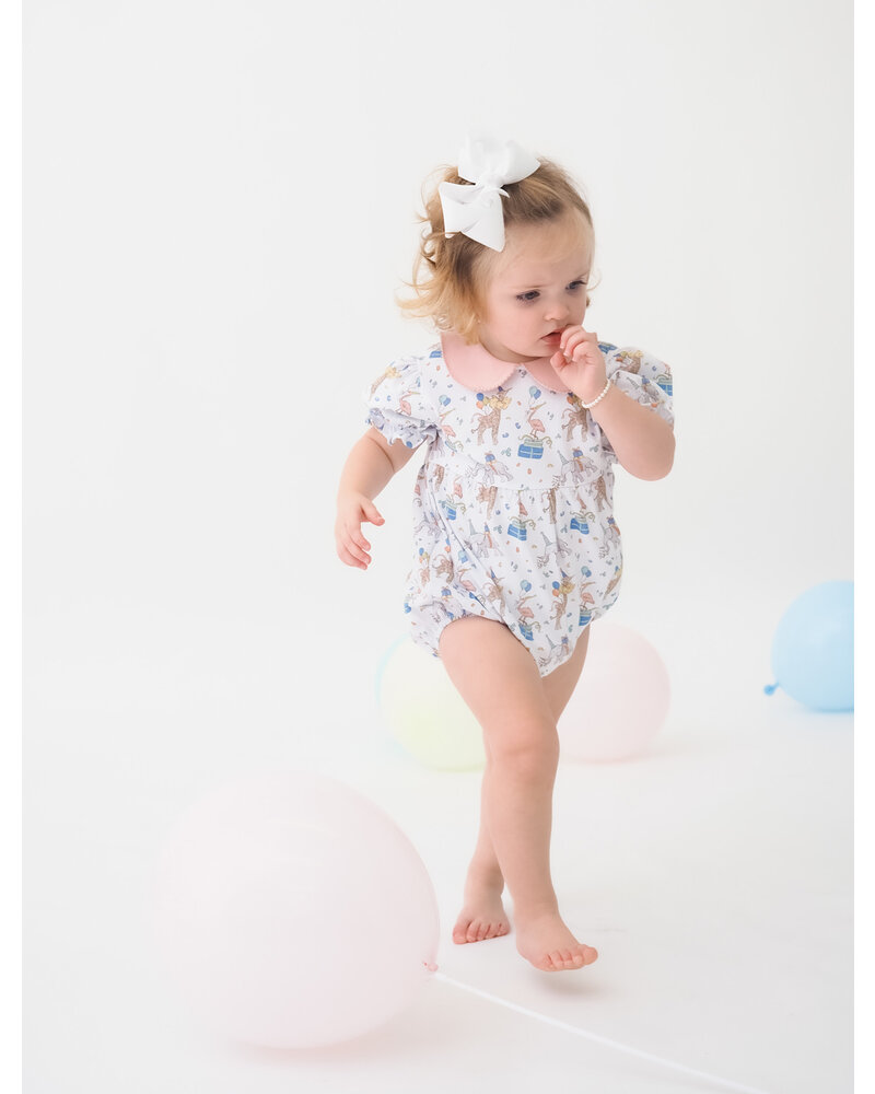 Cypress Row Party Animals Collins Bubble {White/Pink/Multi}