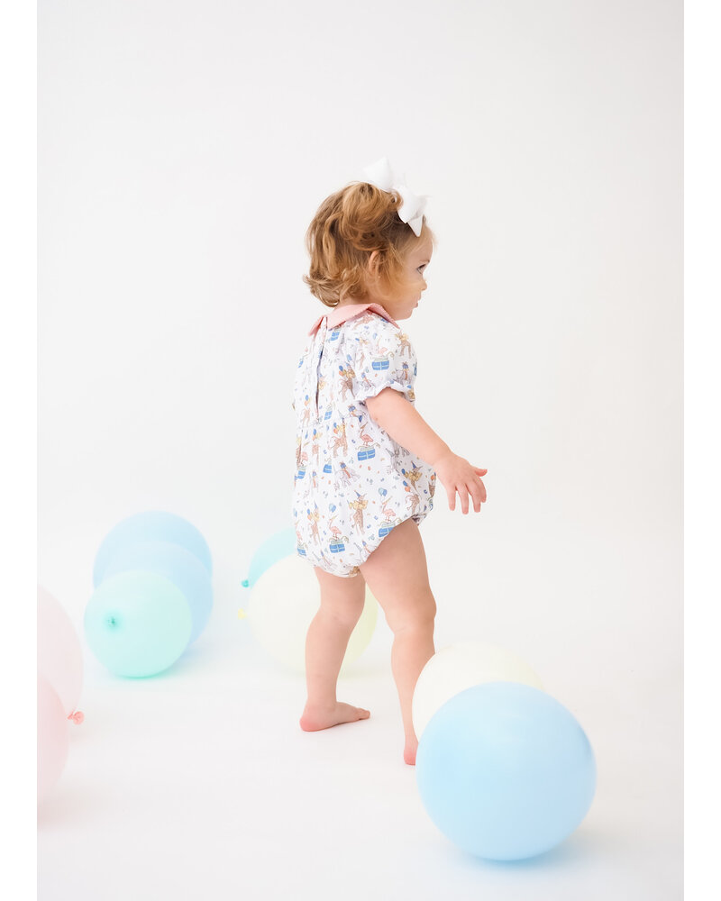 Cypress Row Party Animals Collins Bubble {White/Pink/Multi}