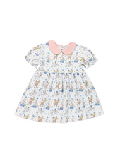 Cypress Row Party Animals Collins Dress {White/Pink/Multi}