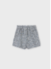 Mayoral 4133/4224 L/S Blouse and Tweed Shorts Set {Ivory/Blue} F25