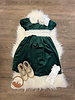 Scarlet Dress w/ Lace Collar {Hunter Green Velvet}