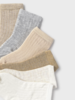 Mayoral Socks 6 Pack {Brown/Ivory/Gray}