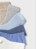 Mayoral Socks 6 Pack {Blue/Ivory/Gray}