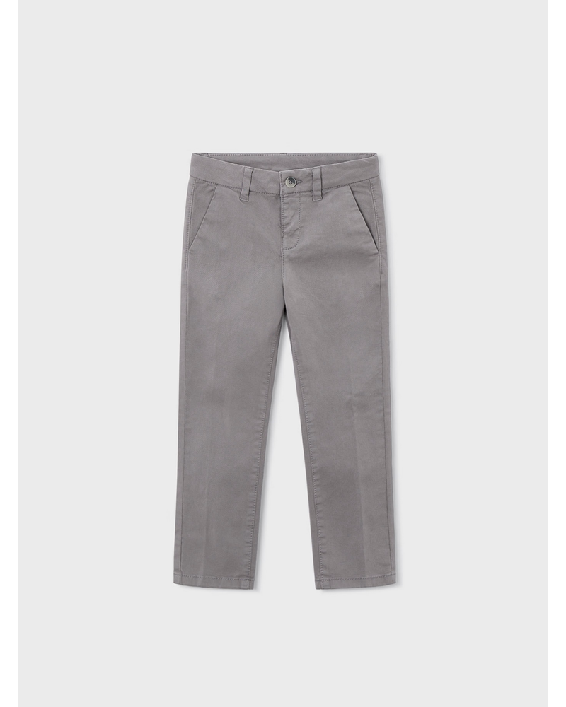 Mayoral Plaid Shirt/Pant Set {Crm/Blk/Denim/Grey}