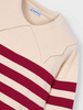 Mayoral Stripe Sweater/Jean  Set {Crm/Red/Denim} Tween