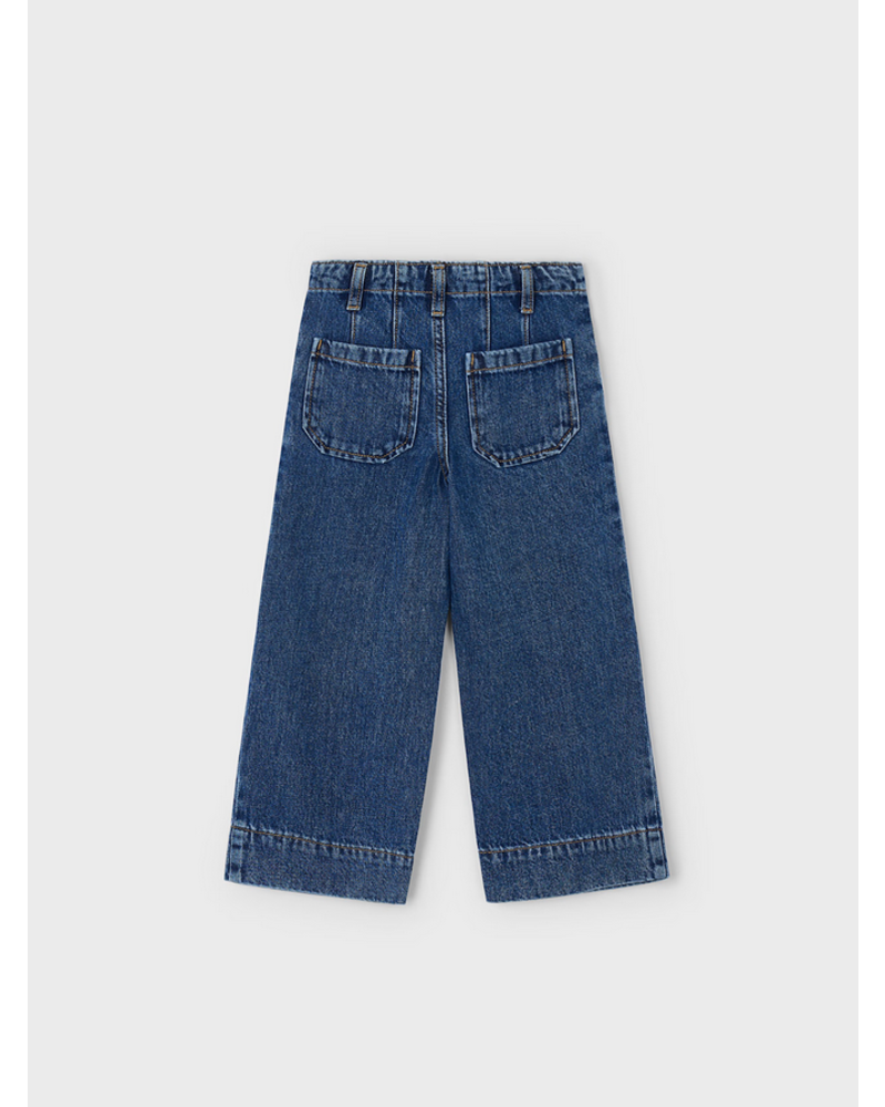 Mayoral Stripe Sweater/Jean  Set {Crm/Red/Denim} Tween