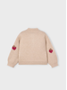 Mayoral 4309 Strawberry Cardigan {Taupe/Red} F25