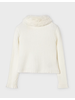 Mayoral Knit Cardigan w/ Fur Collar {Ivory}
