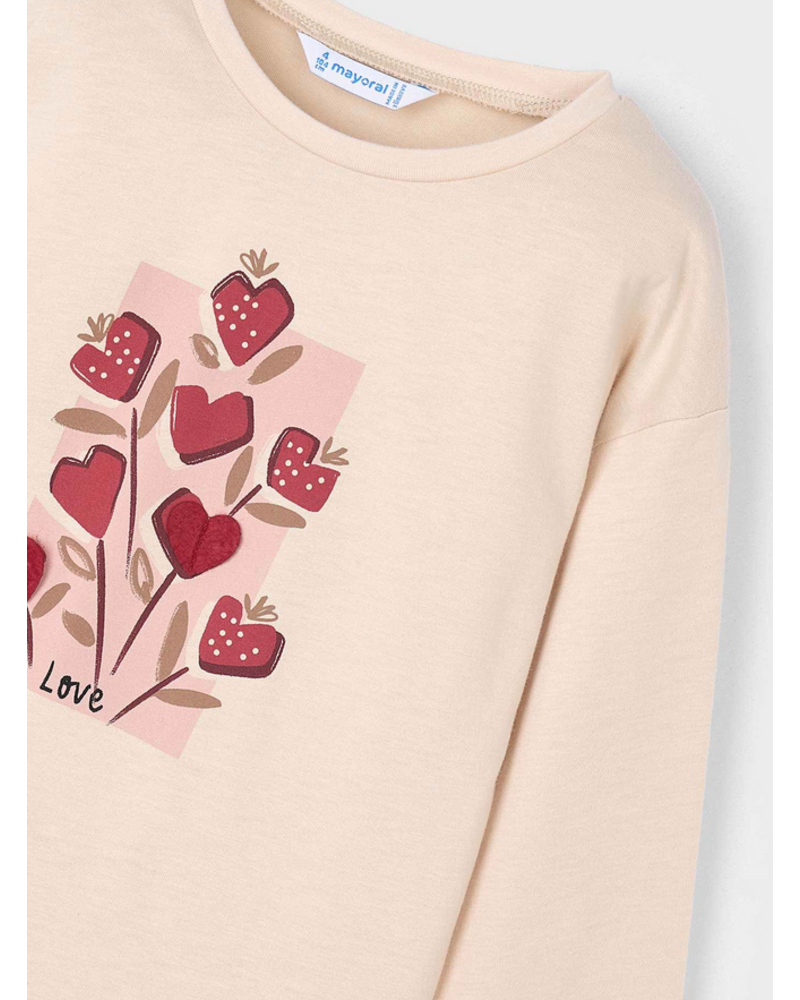 Mayoral Strawberry Leggings Set {Almond/Red}