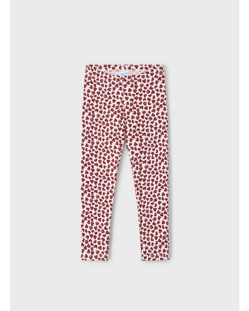 Mayoral Strawberry Leggings Set {Almond/Red}