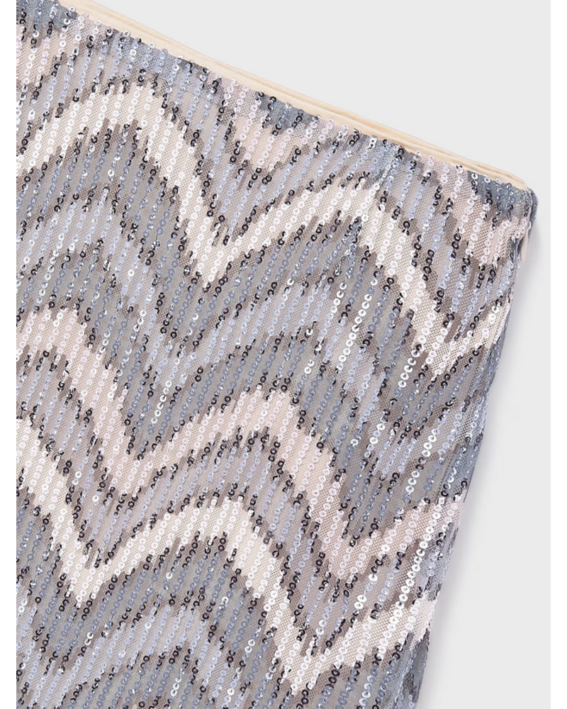 Mayoral Sequin Skirt Set {Peach} Tween