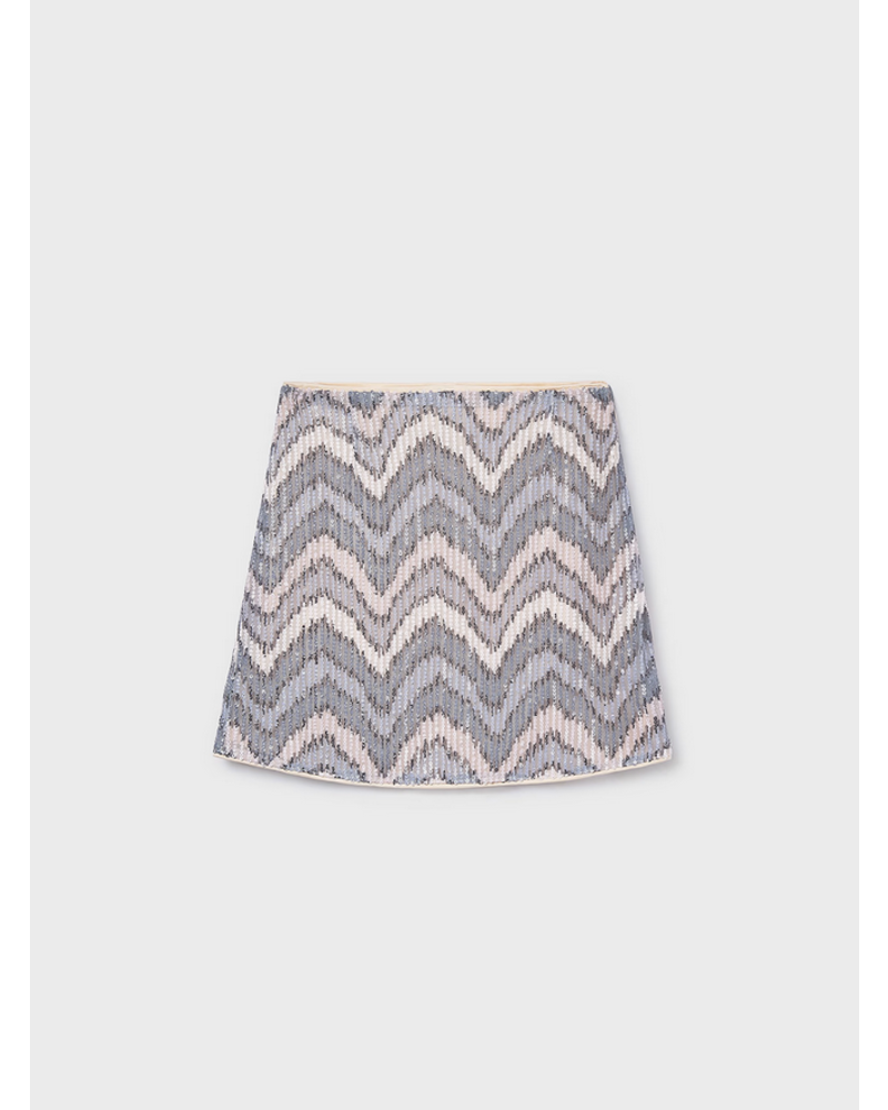 Mayoral Sequin Skirt Set {Peach} Tween