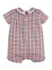 Sophie & Lucas Cider Checks Bubble {Olive/Cream/Mauve}