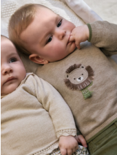 Mayoral Sweater & Shorts w/ Tights Set {Ivory/Olive}