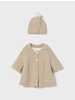 Mayoral Sweater & Hat Set {Tan}