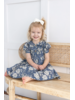 Yo Baby Floral Bloomer & Dress Set {Navy}