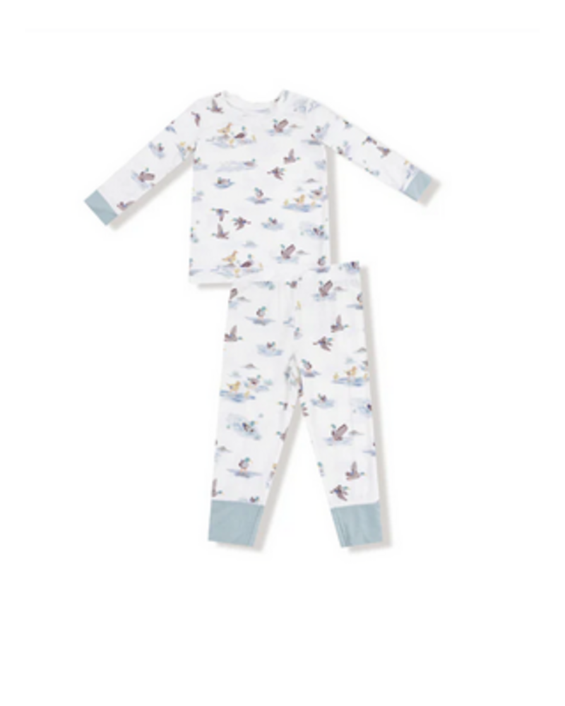Angel Dear Migrating Mallards L/S Loungewear Set {Ivory}
