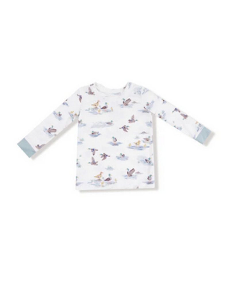 Angel Dear Migrating Mallards L/S Loungewear Set {Ivory}