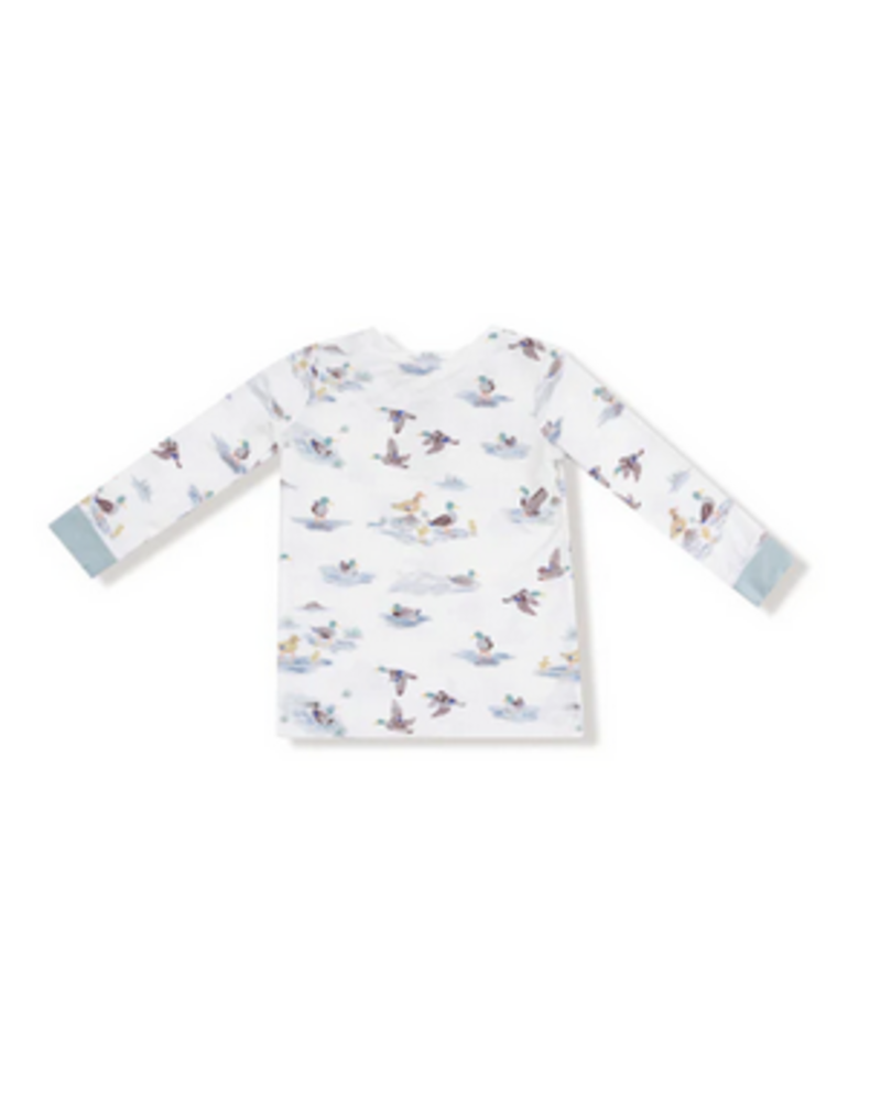 Angel Dear Migrating Mallards L/S Loungewear Set {Ivory}
