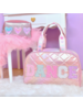 OMG Accessories 'Dance' Quilted Metallic Duffle Bag {Light Pink Glitter}